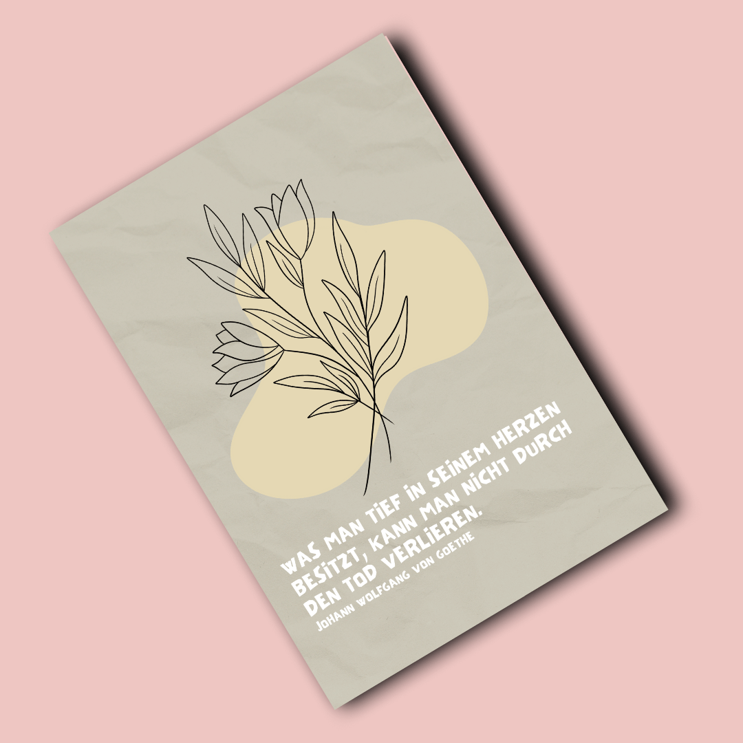 Folding card | Sadness in the Heart