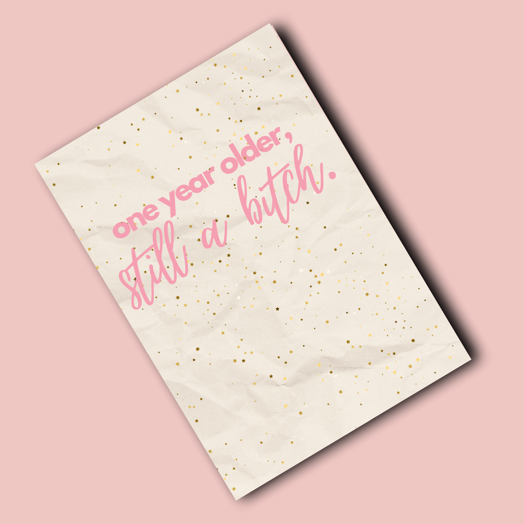 Folding card | still a bitch