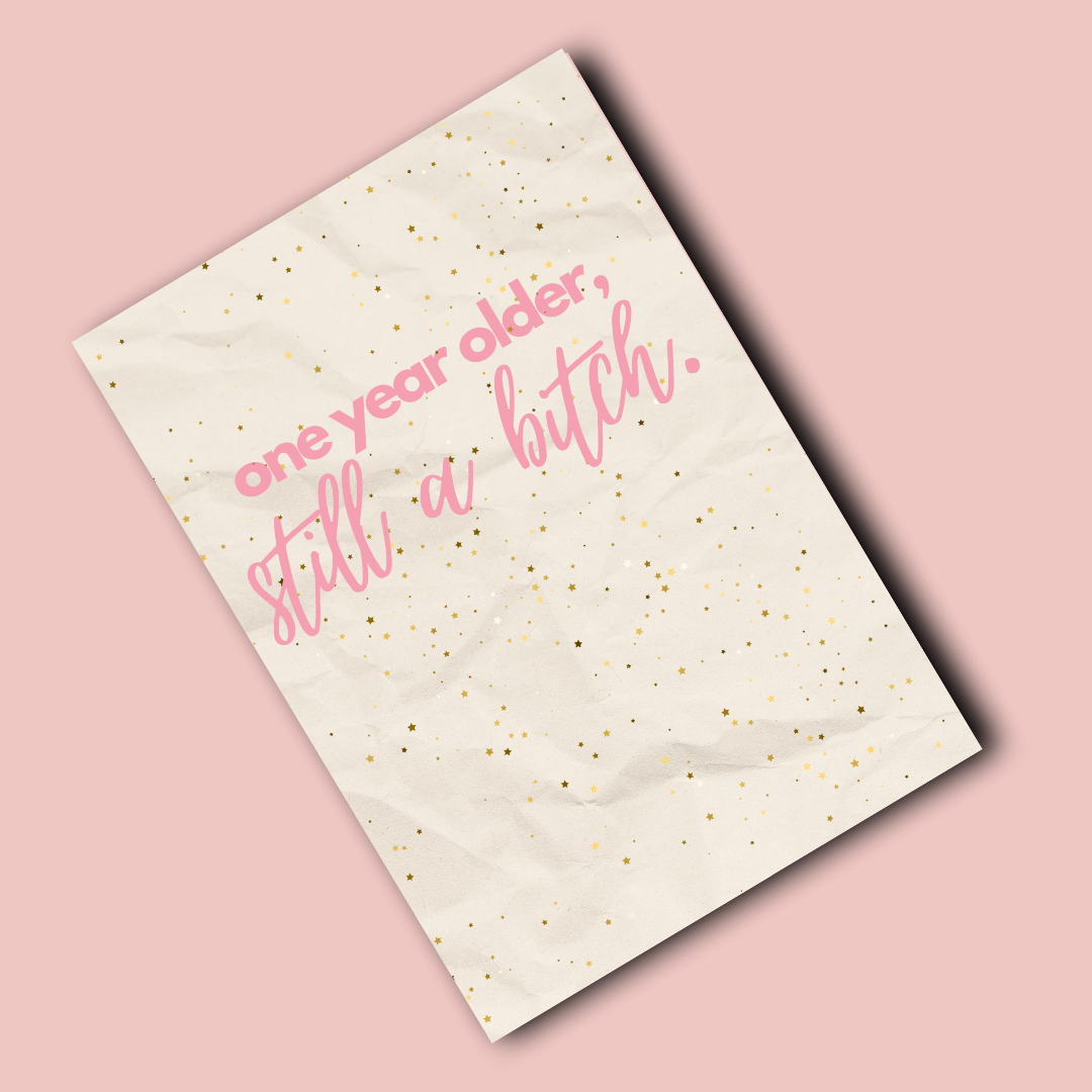 Folding card | still a bitch