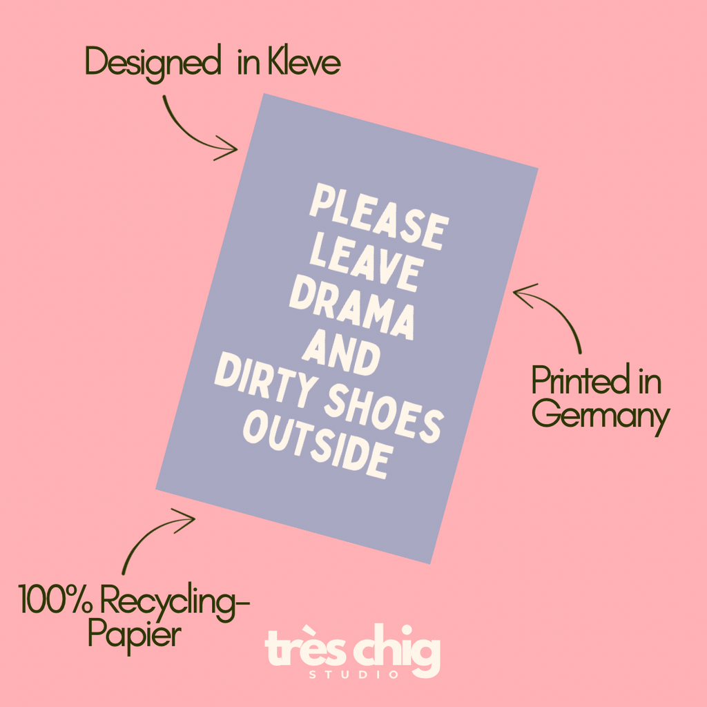 Drama and Dirty Shoes | Postkarte