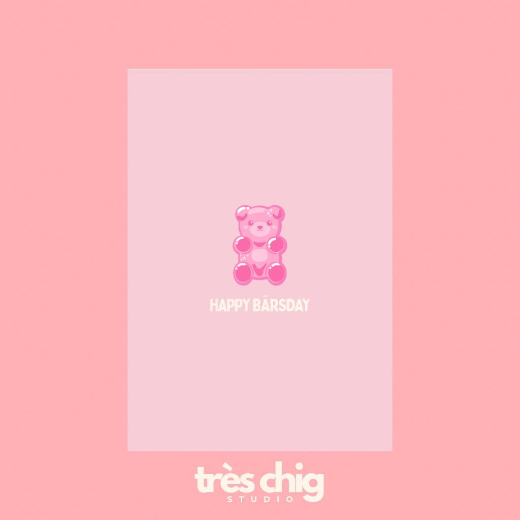 Happy Bärsday | Postkarte