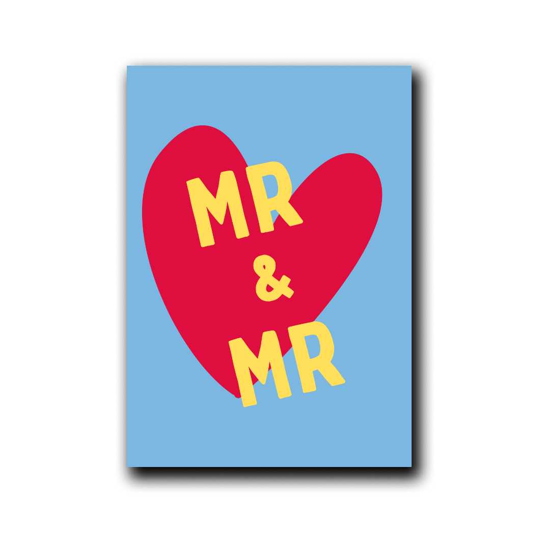 Folding Card | Wedding Mr. & Mr.