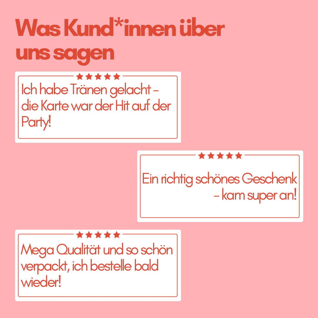Du siehst durchaus durch aus | Postkarte