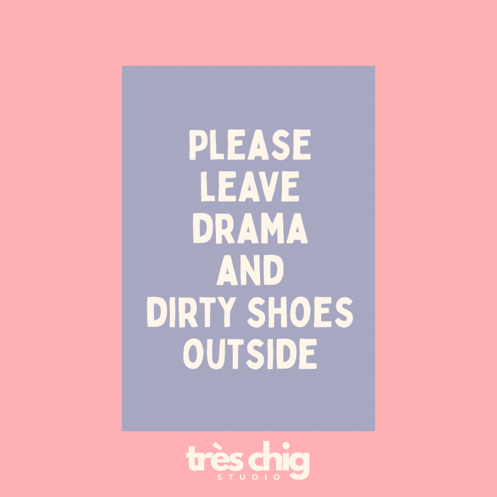 Drama and Dirty Shoes | Postkarte