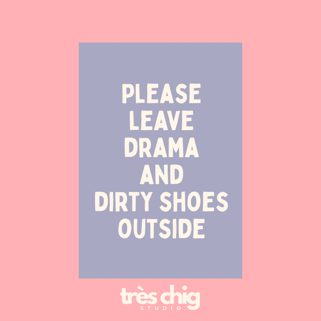 Drama and Dirty Shoes | Postkarte