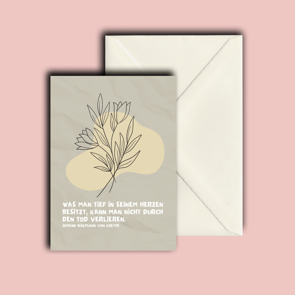 Folding card | Sadness in the Heart