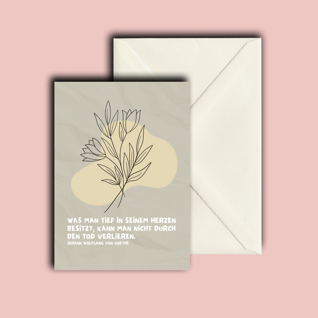 Folding card | Sadness in the Heart