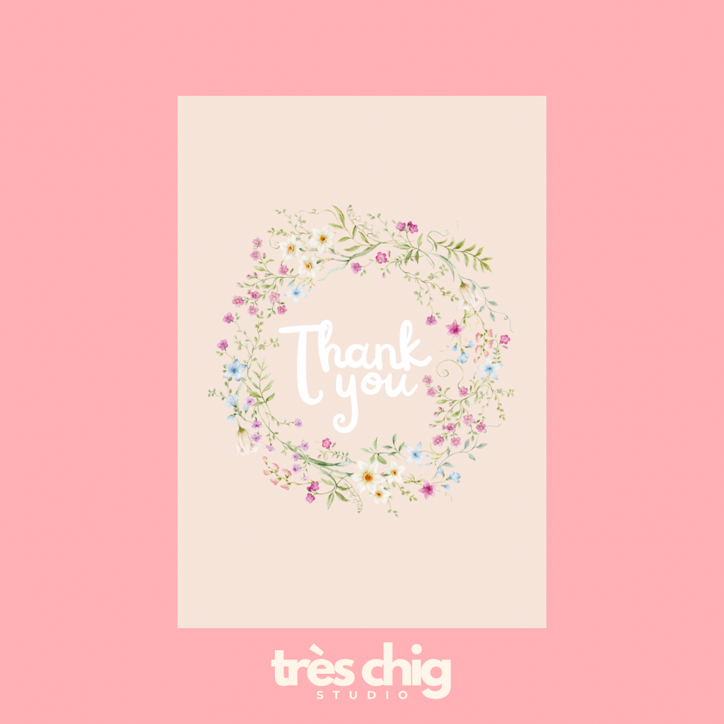 Thank You Blumenkranz | Postkarte