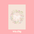 Thank You Blumenkranz | Postkarte