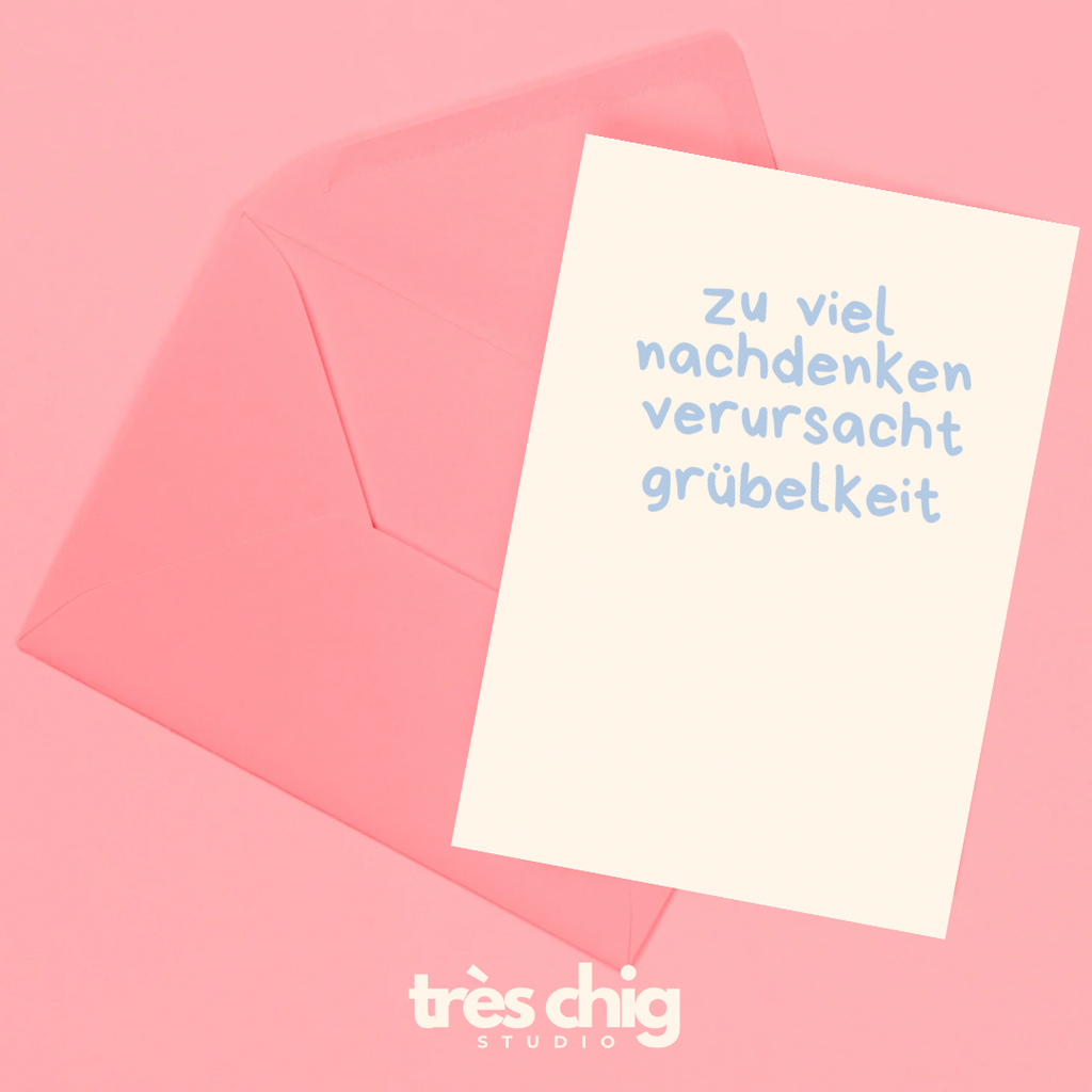 Grübelkeit | Postkarte