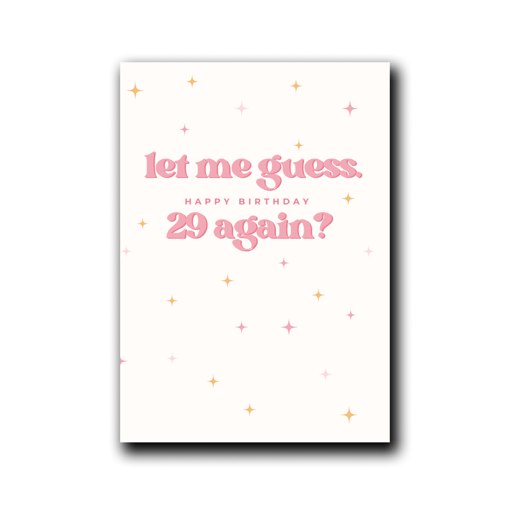 Folded card | 29 again