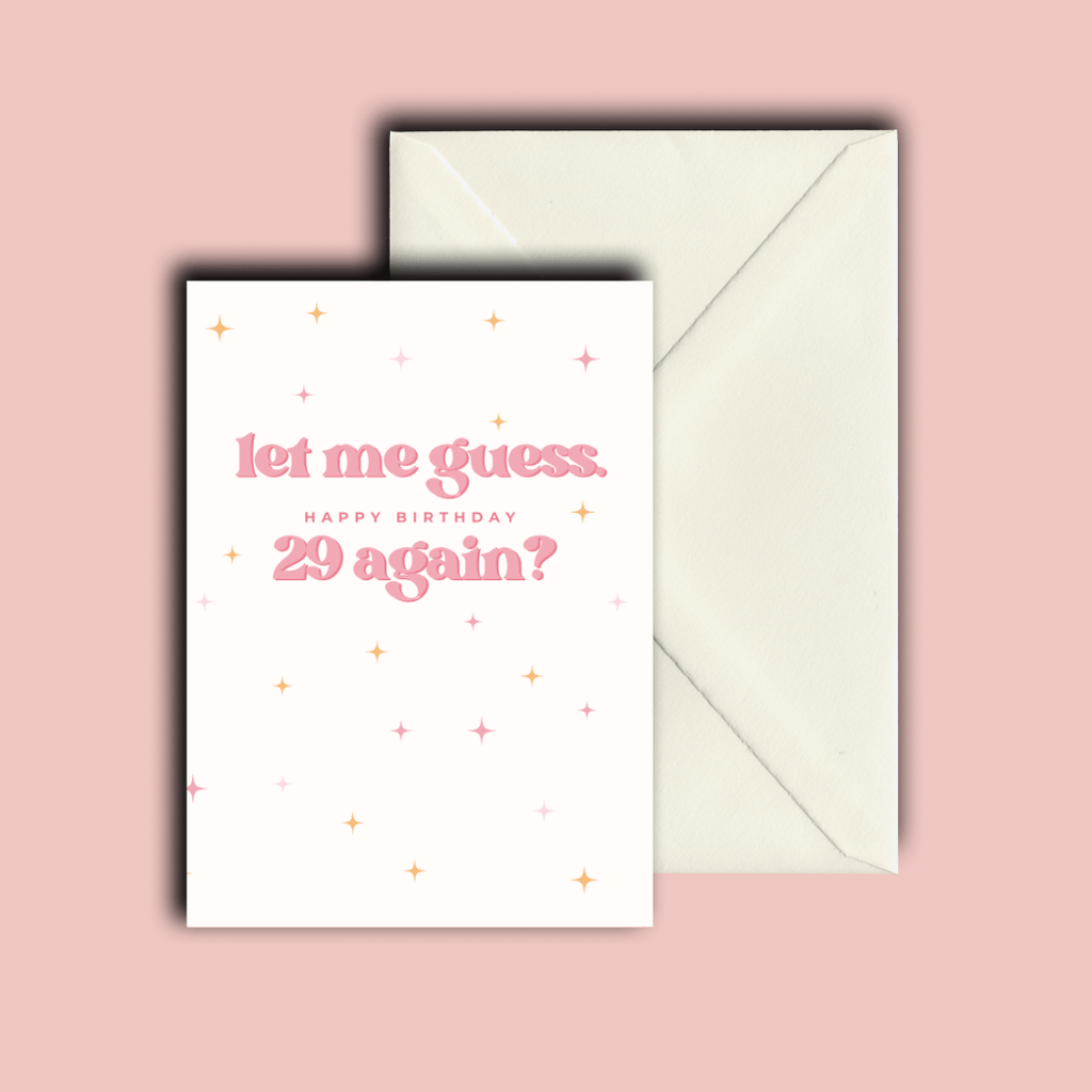 Folded card | 29 again