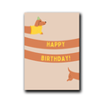 Folded Card | Dachshund Birthday