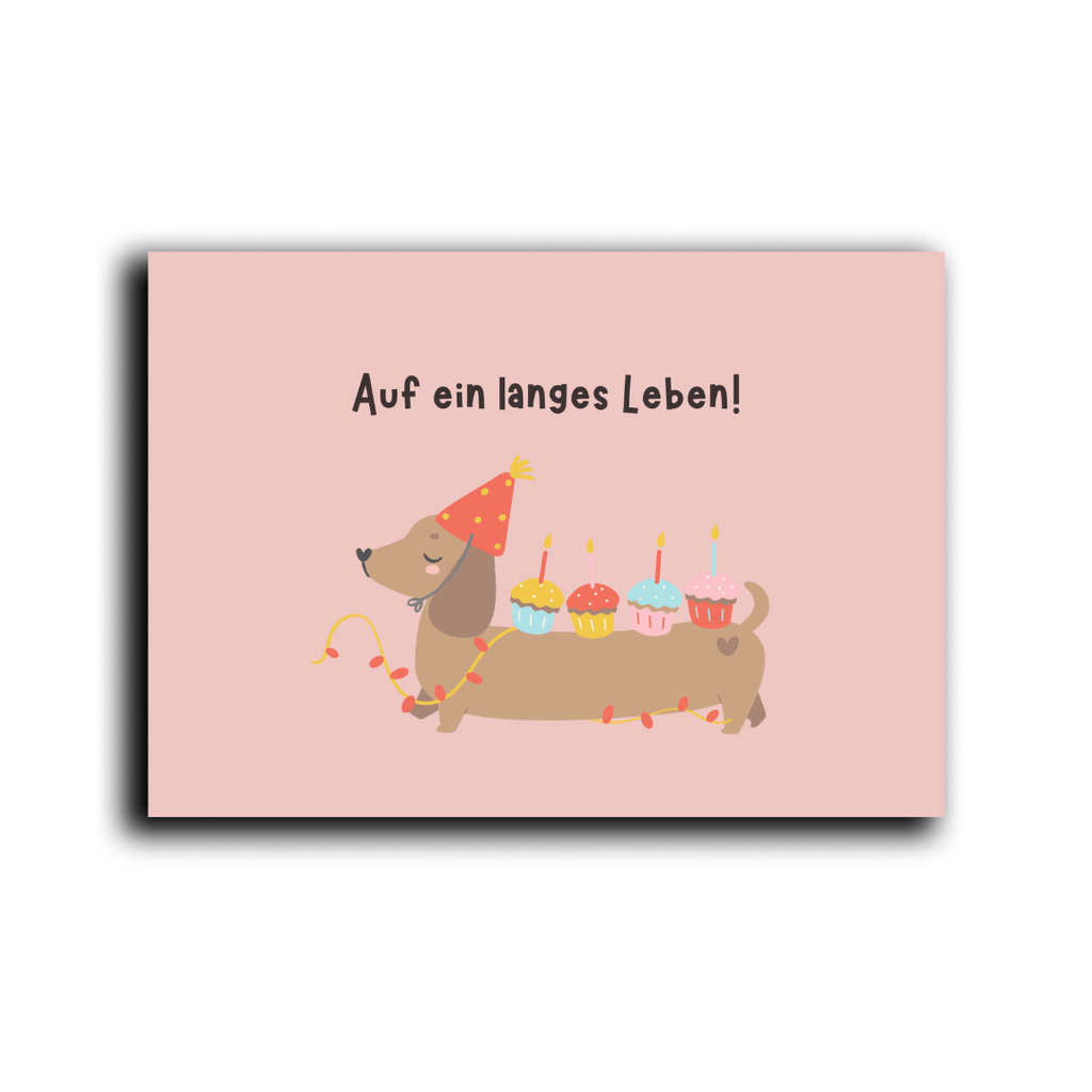 Folded Card | Dachshund Long Live