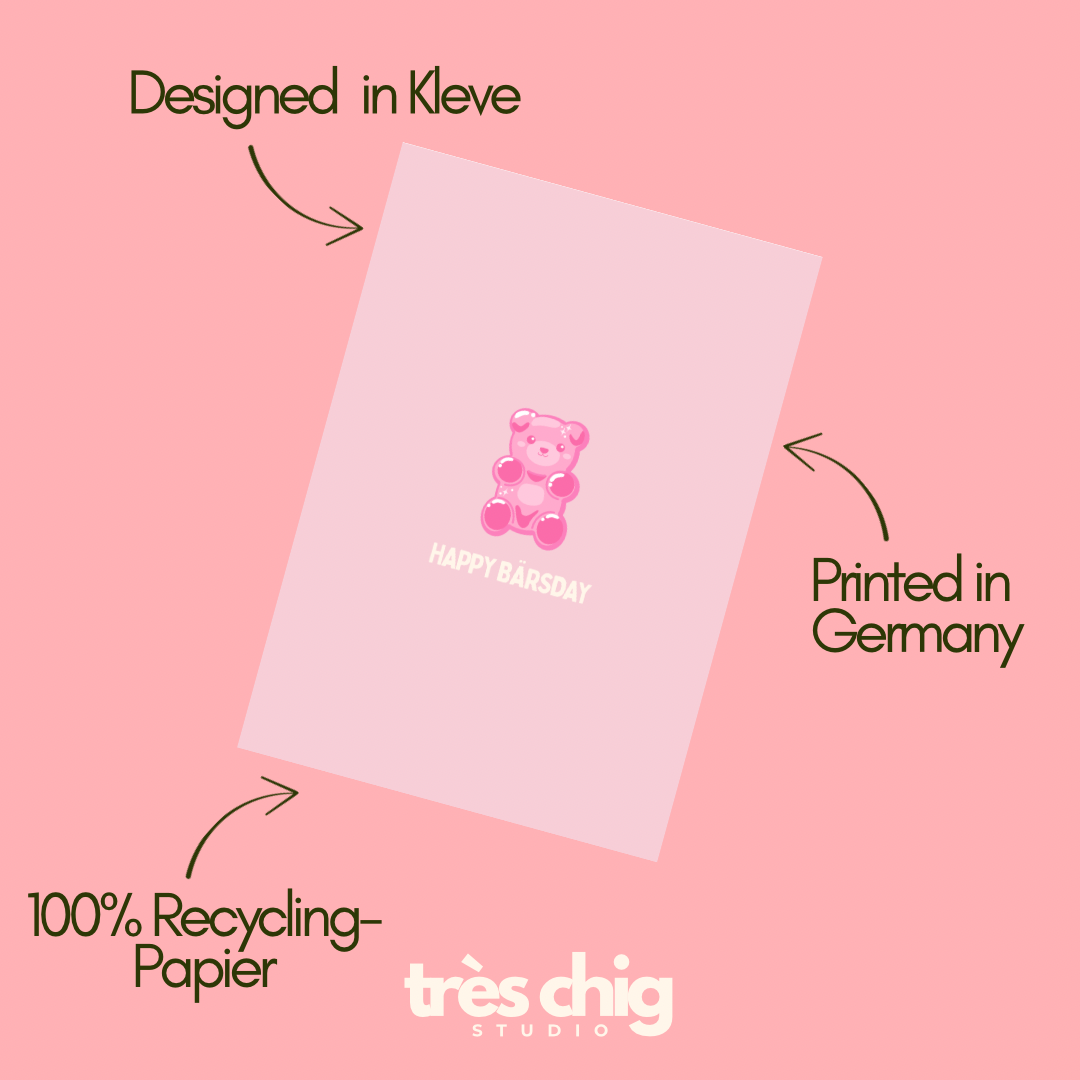 Happy Bärsday | Postkarte
