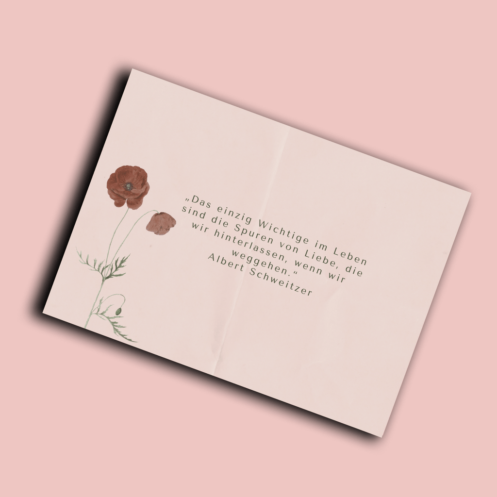 Folded Card | Tracing Traces of Love