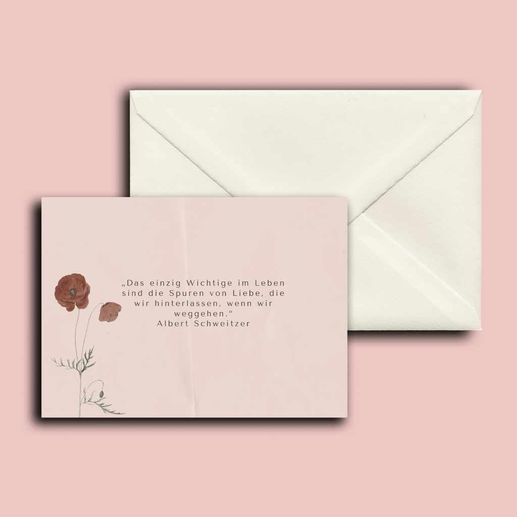 Folded Card | Tracing Traces of Love