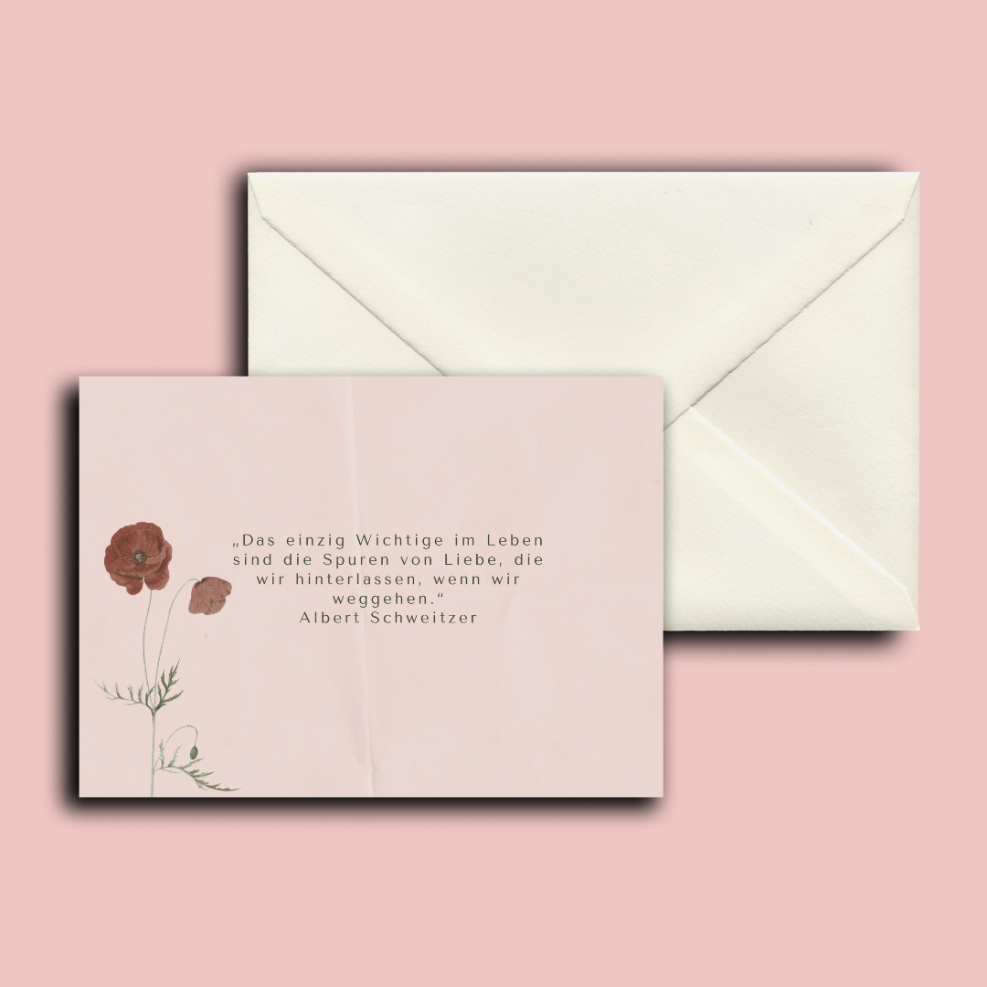Folded Card | Tracing Traces of Love