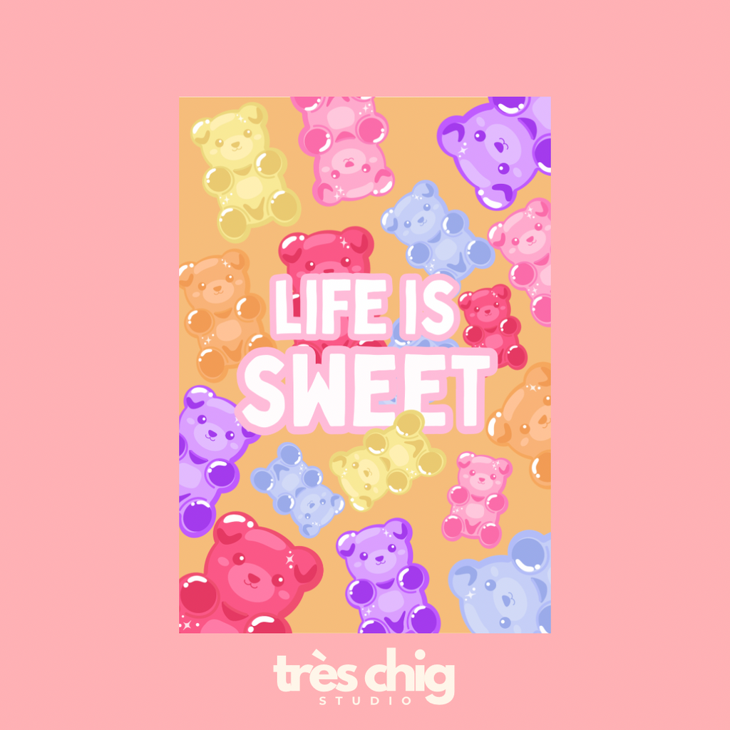Life is Sweet | Postkarte
