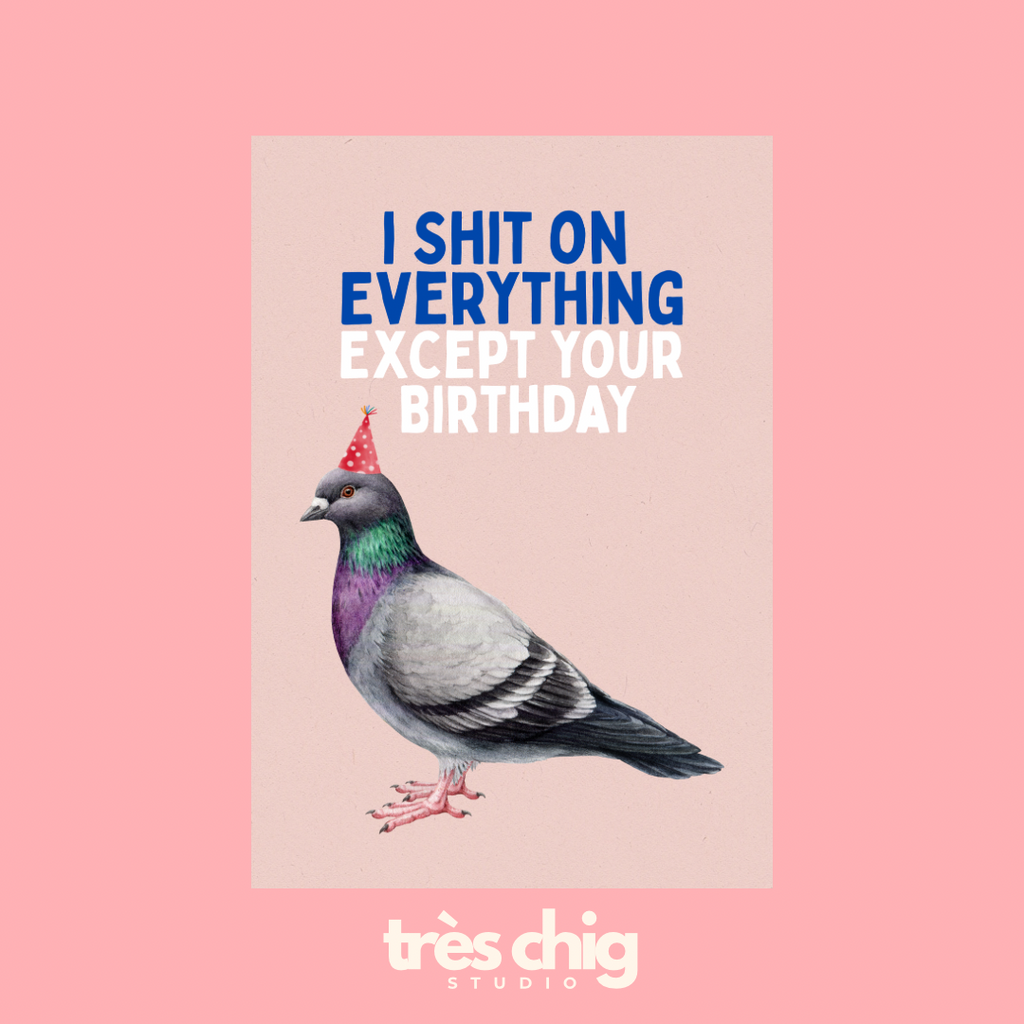 I Shit on Everything | Postkarte