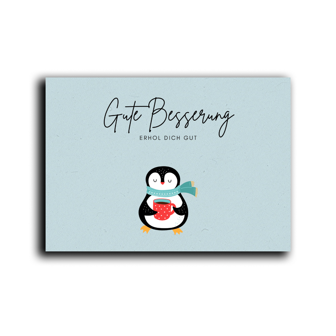 Folding Card | Get Well Soon Penguin