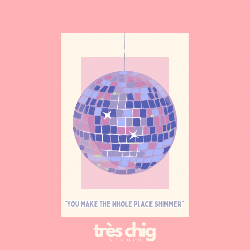 You Make The Whole Place Shimmer | Postkarte