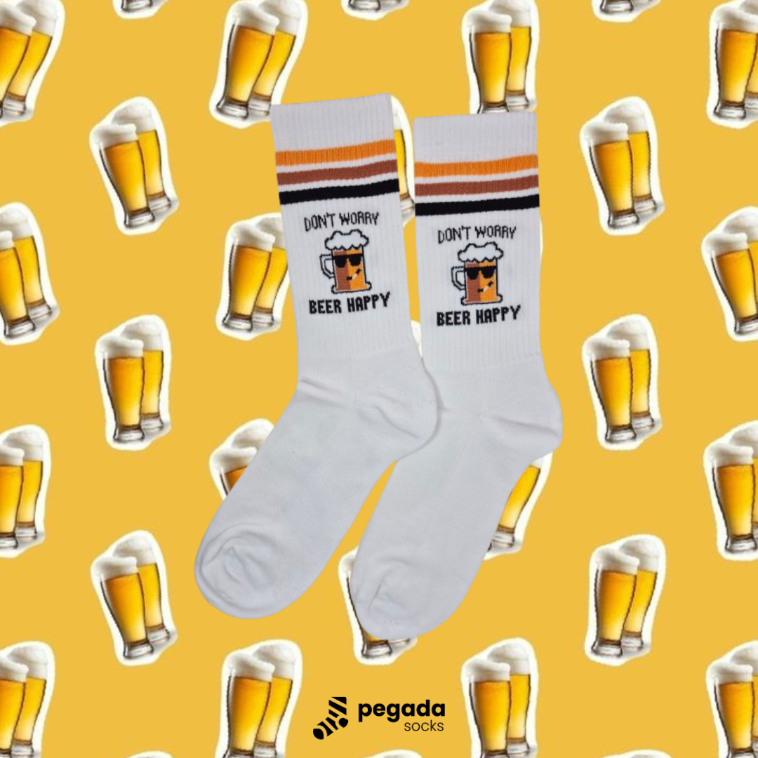 Don't Worry, Beer Happy - Sports Socks