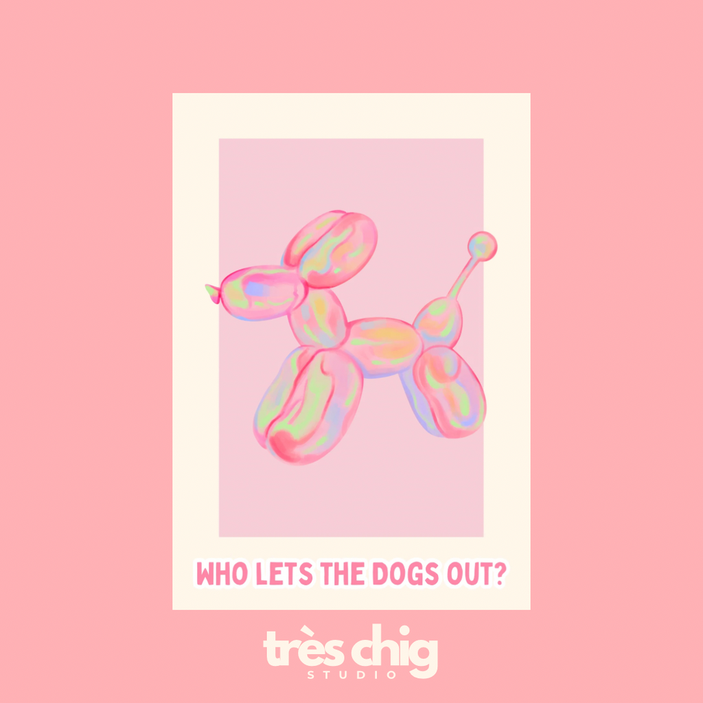Who Let The Dogs Out? | Postkarte