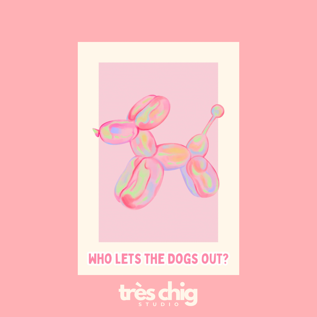 Who Let The Dogs Out? | Postkarte
