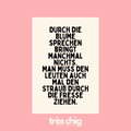 Durch die Blume sprechen | Postkarte