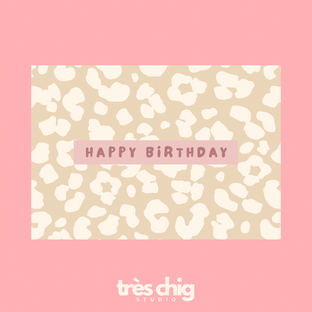 Happy Birthday Leo | Postkarte