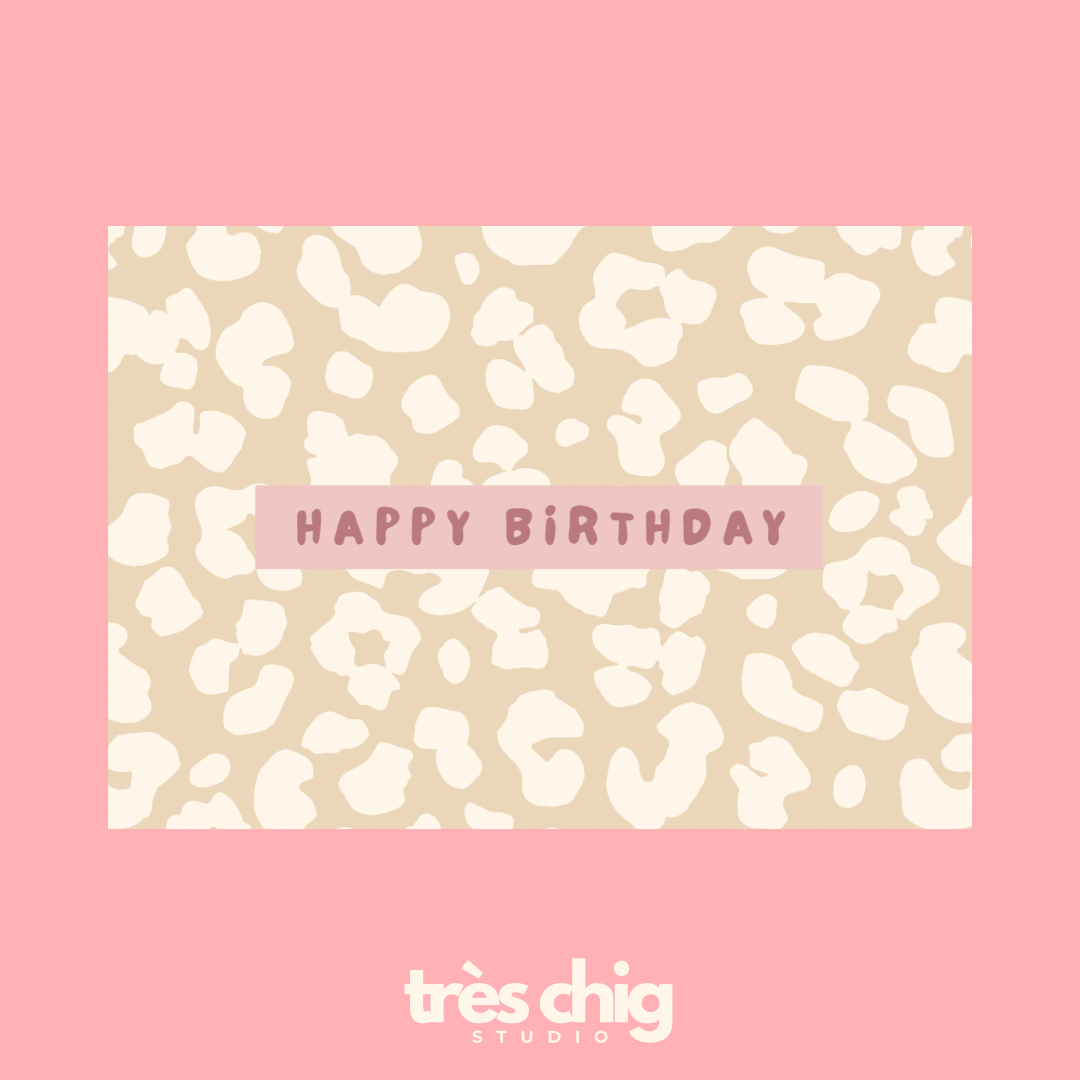 Happy Birthday Leo | Postkarte