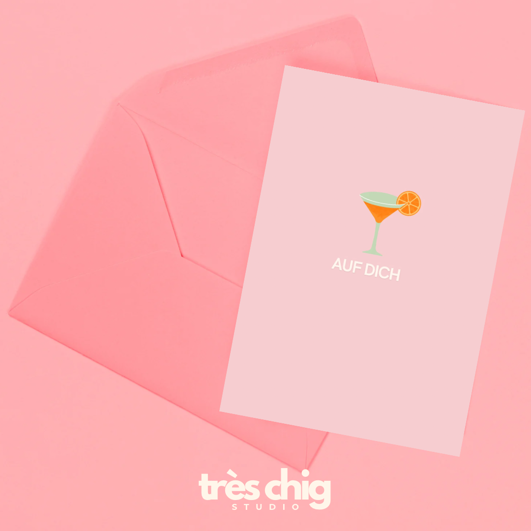Auf Dich | Postkarte