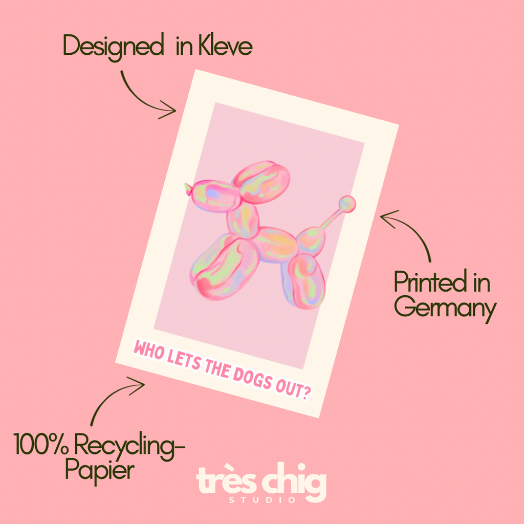 Who Let The Dogs Out? | Postkarte