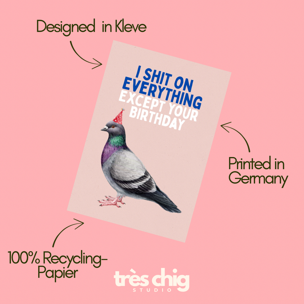 I Shit on Everything | Postkarte
