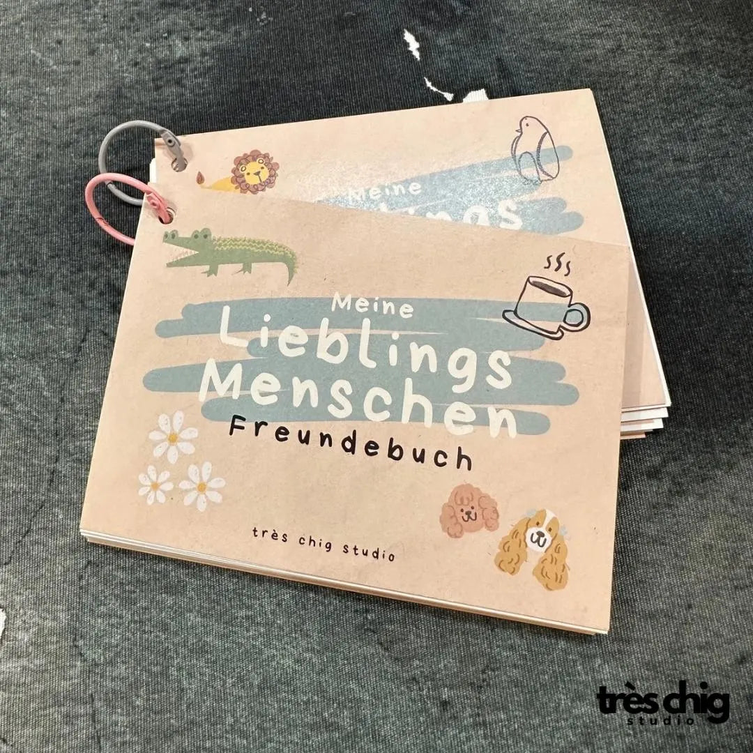 Freundebuch für Erwachsene & Kinder „Meine Lieblings Menschen"