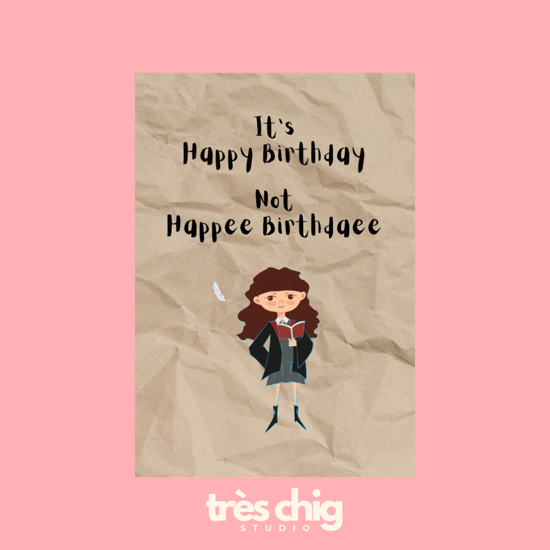 Happy Birthday Hermine | Postkarte