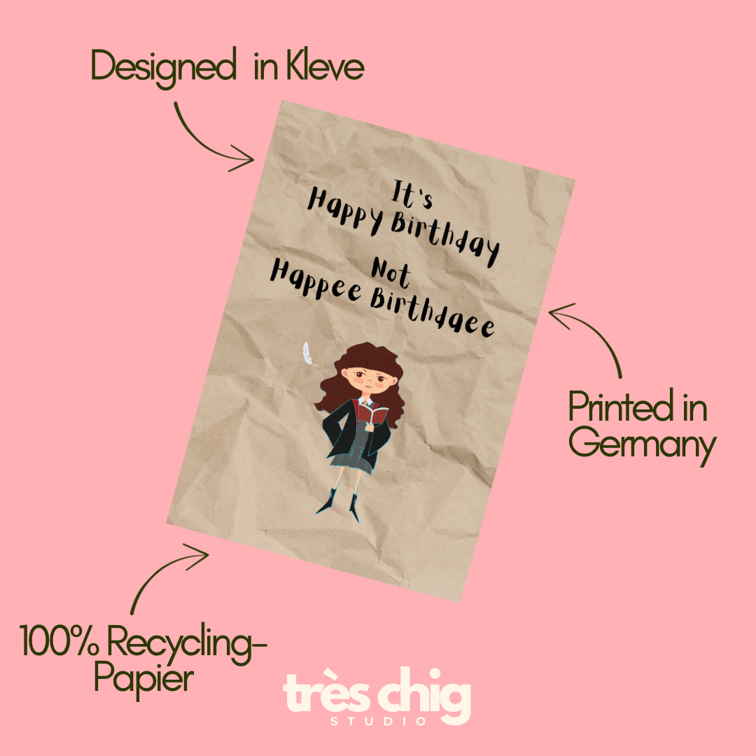 Happy Birthday Hermine | Postkarte