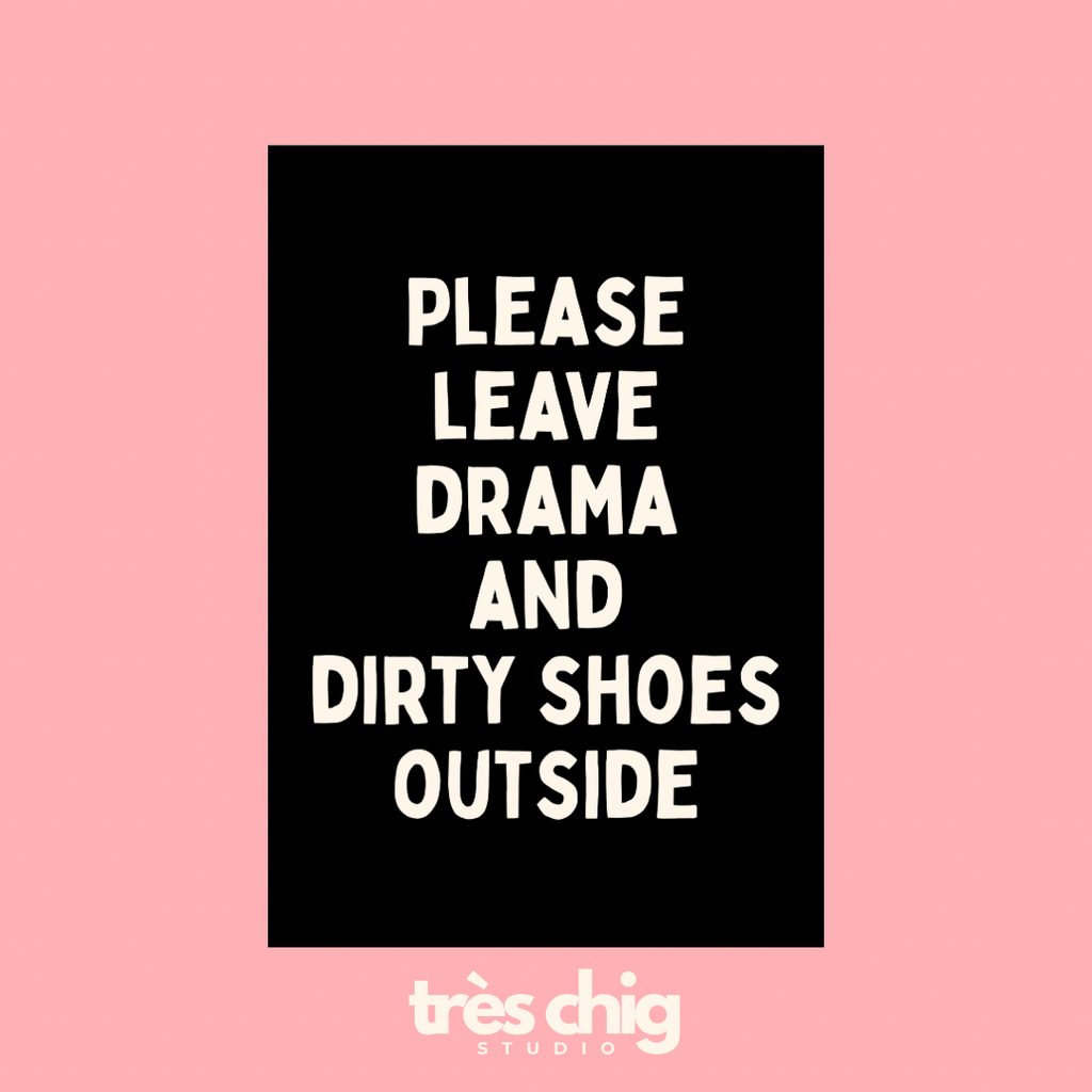 Drama and Dirty Shoes | Postkarte