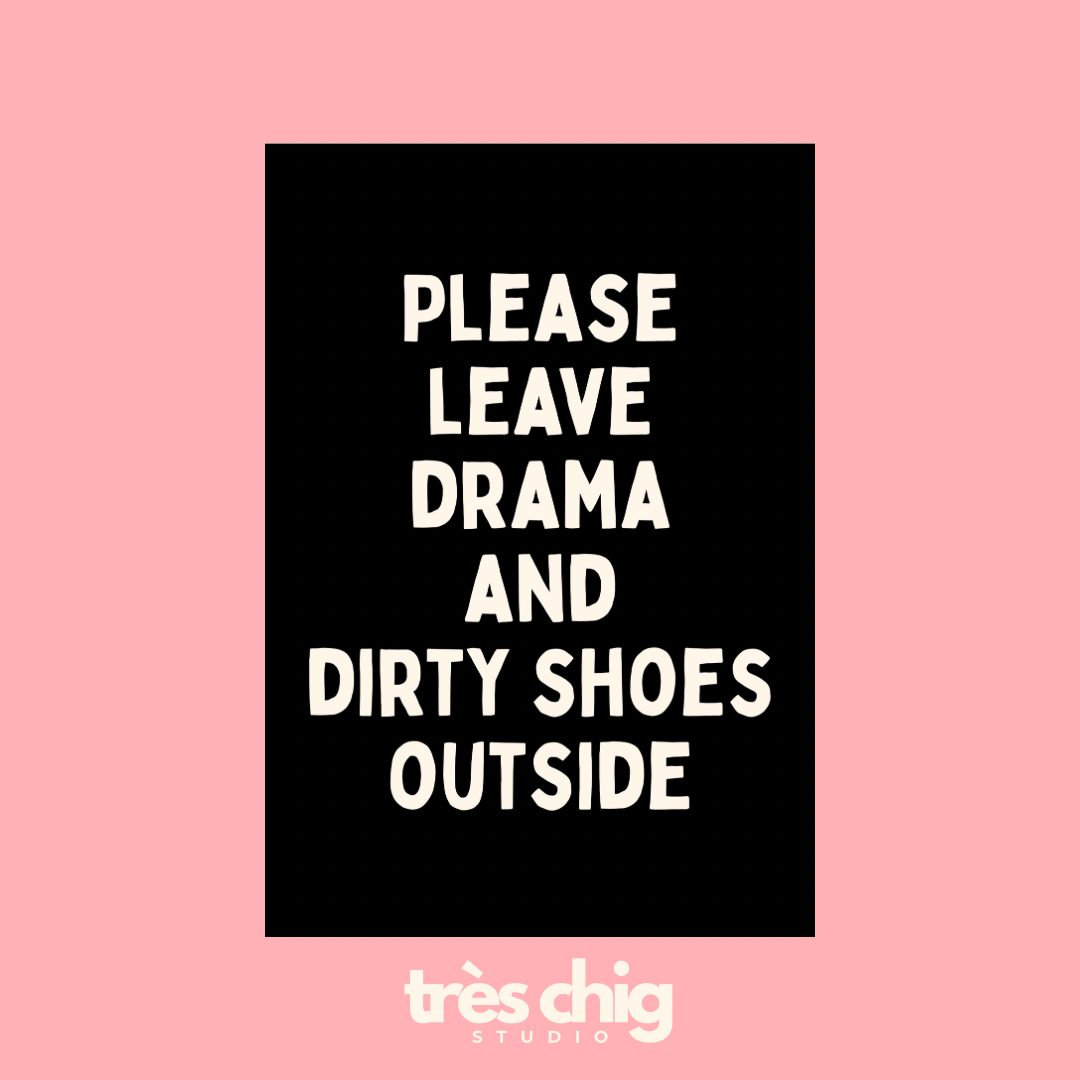 Drama and Dirty Shoes | Postkarte