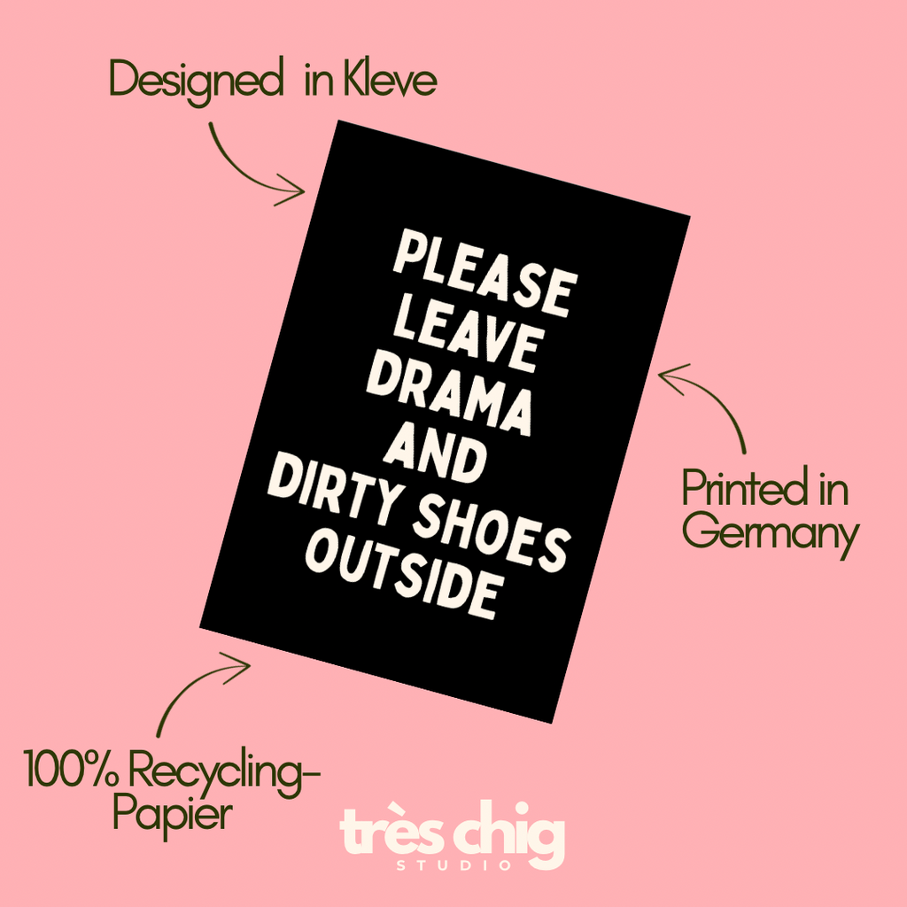 Drama and Dirty Shoes | Postkarte