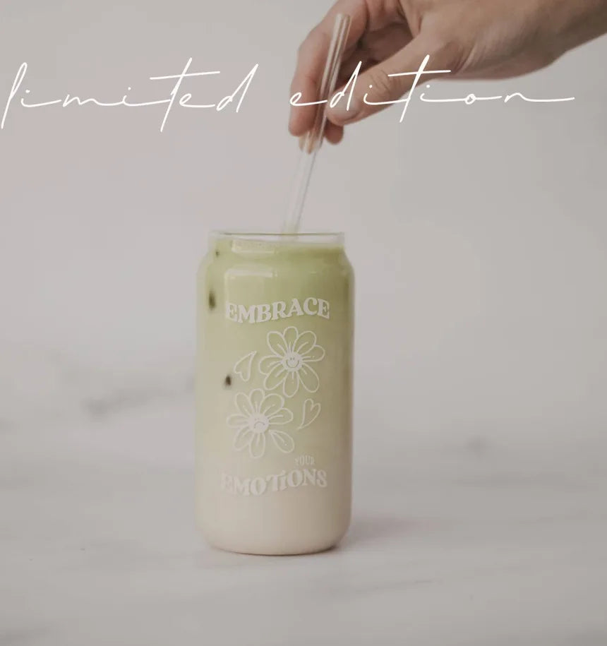 Embrace Your Emotions | hohes Trinkglas