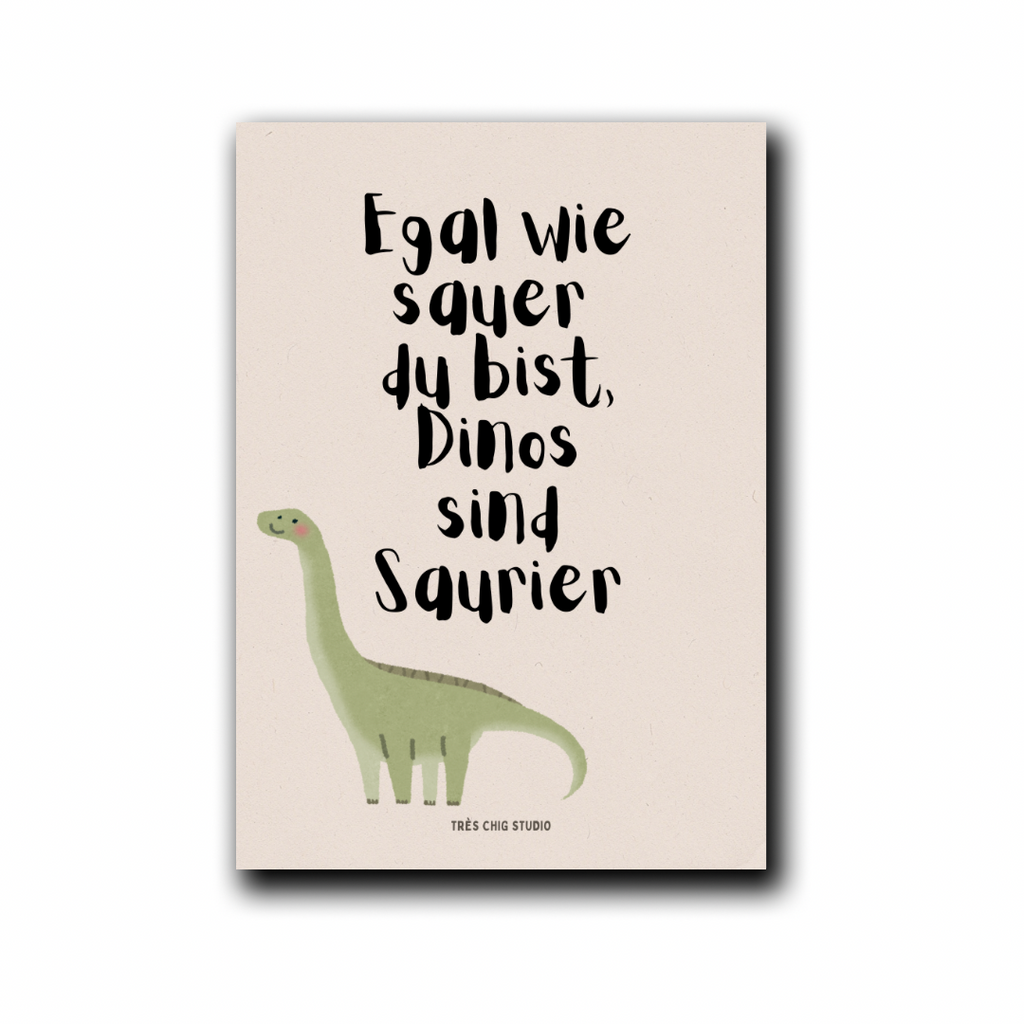 Poster - Dinosaurs are Saurians