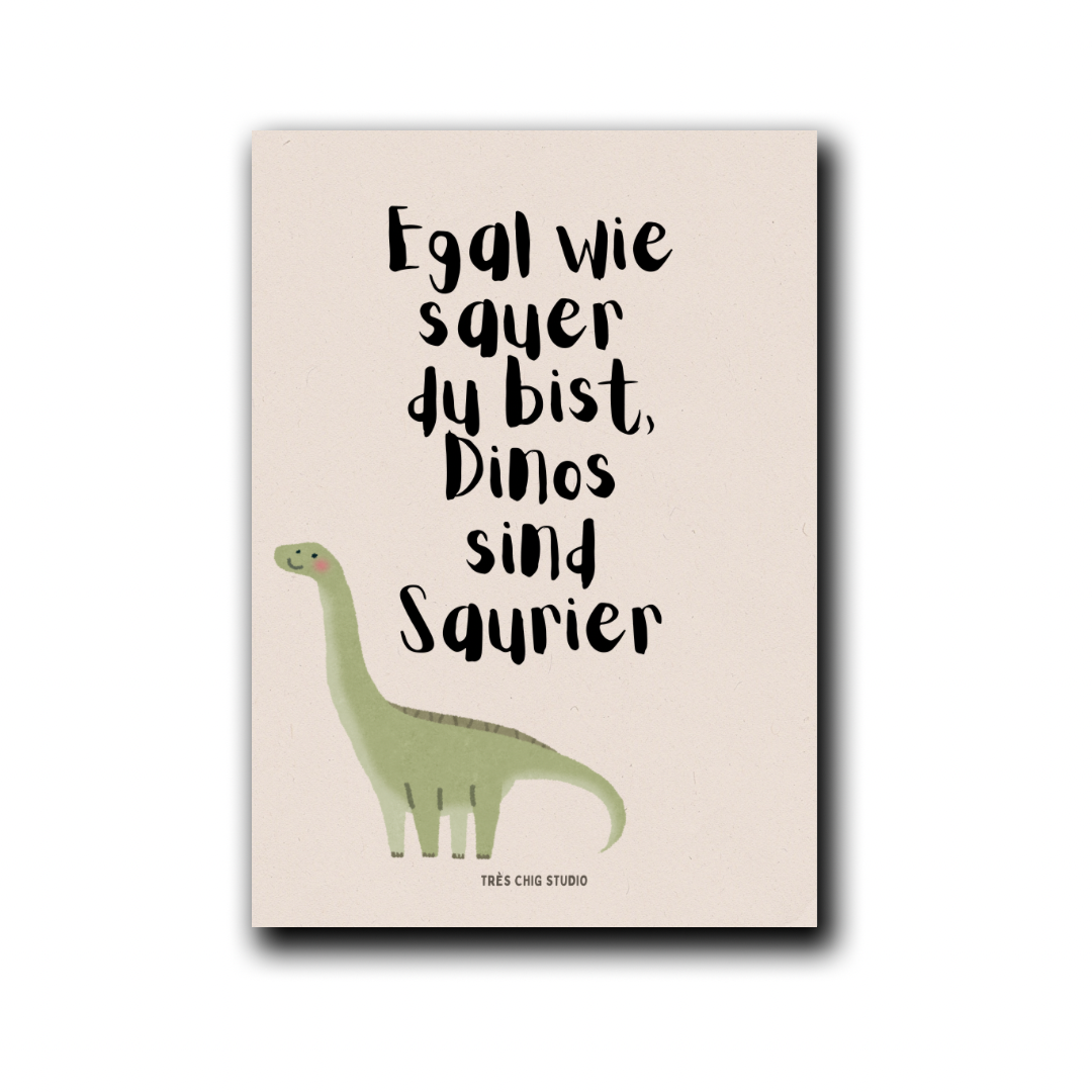 Poster - Dinosaurs are Saurians