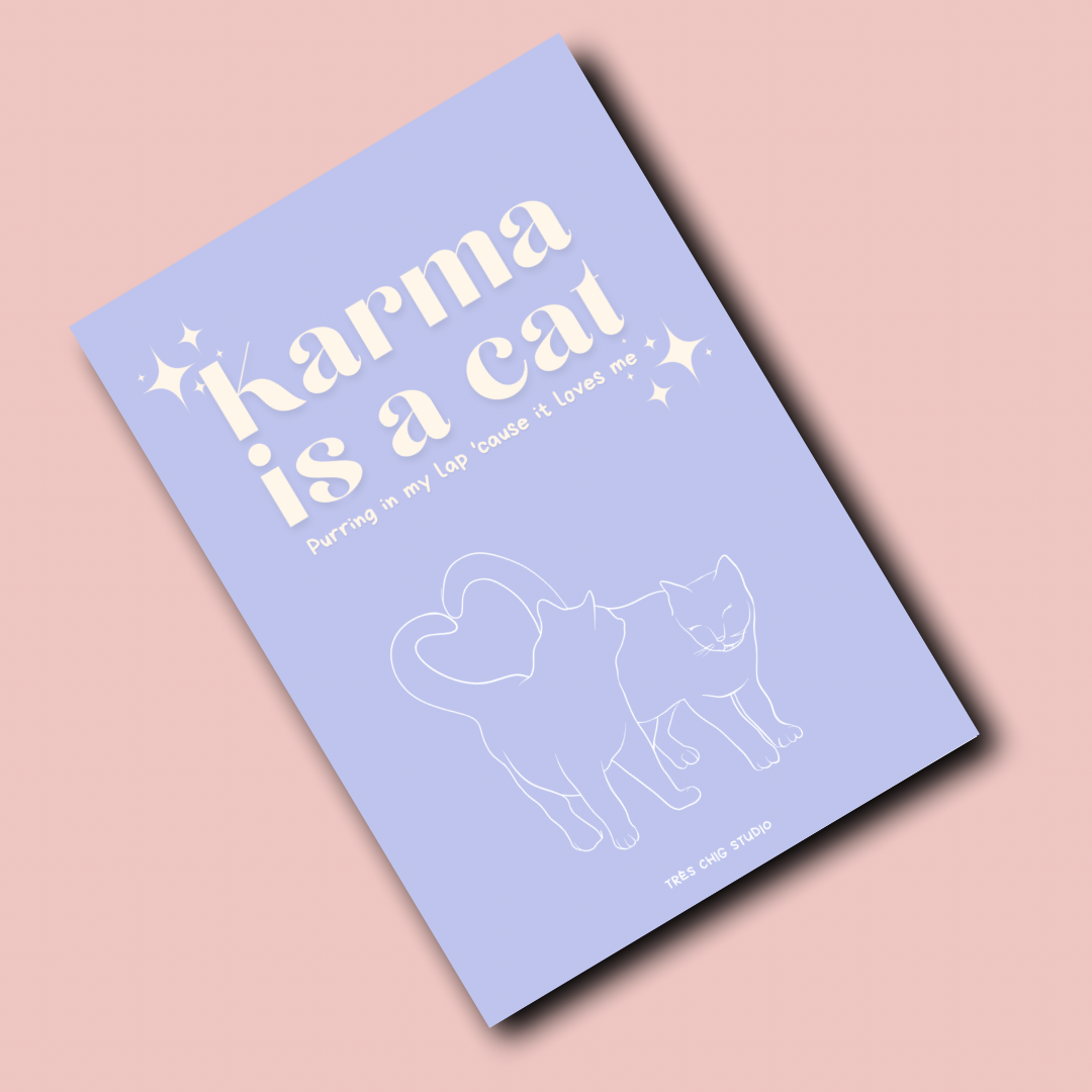 Poster - Karma Is a Cat