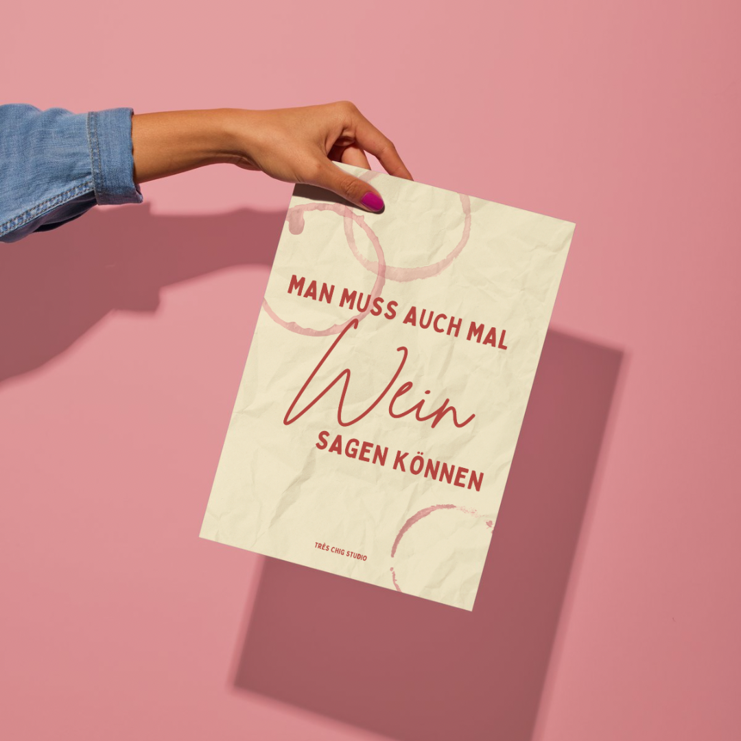Poster - Let's talk wine