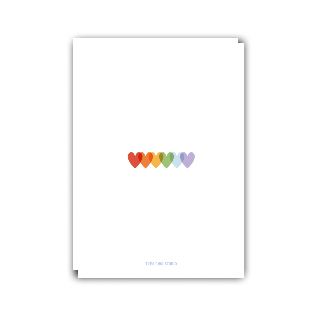 Poster - Pride Hearts