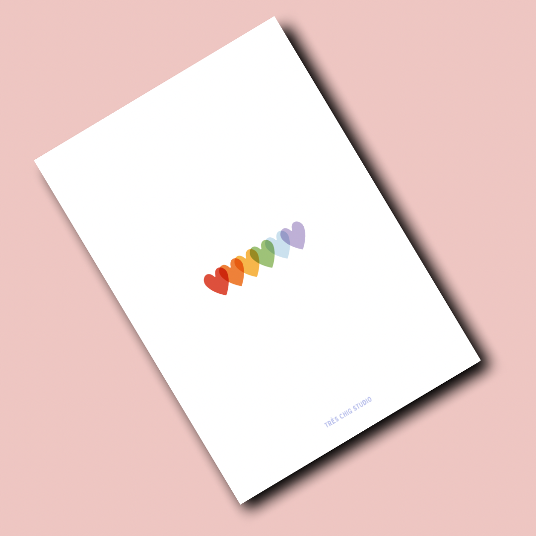 Poster - Pride Hearts