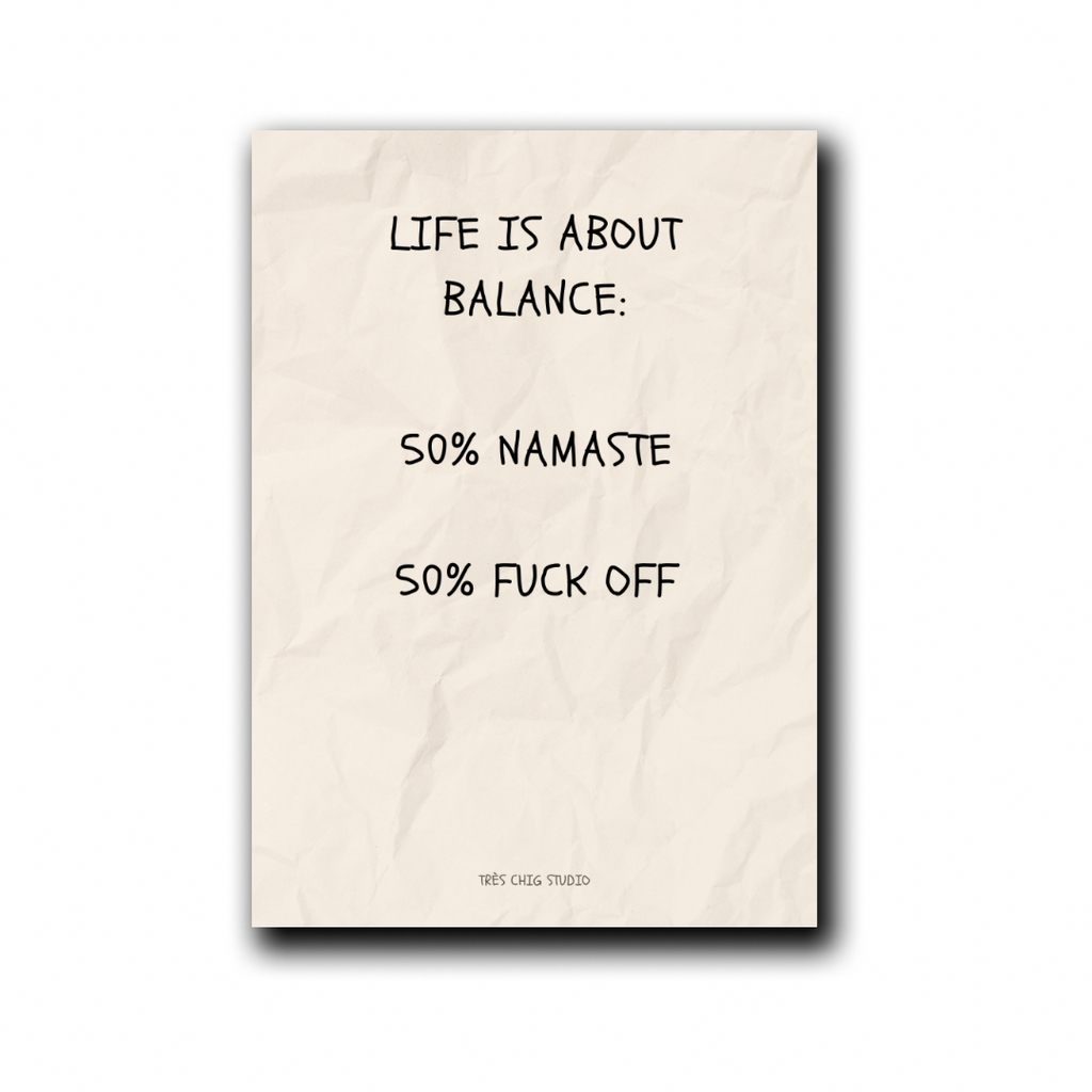 Poster - Balance