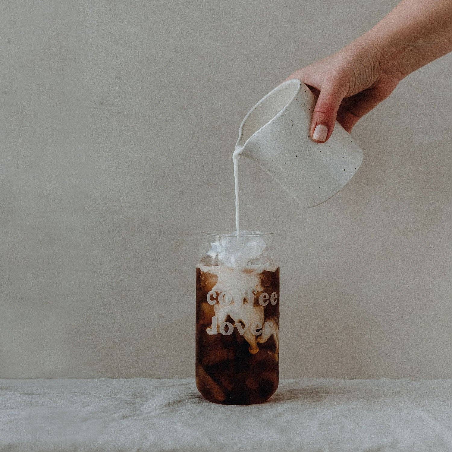 Coffee Lover | hohes Trinkglas